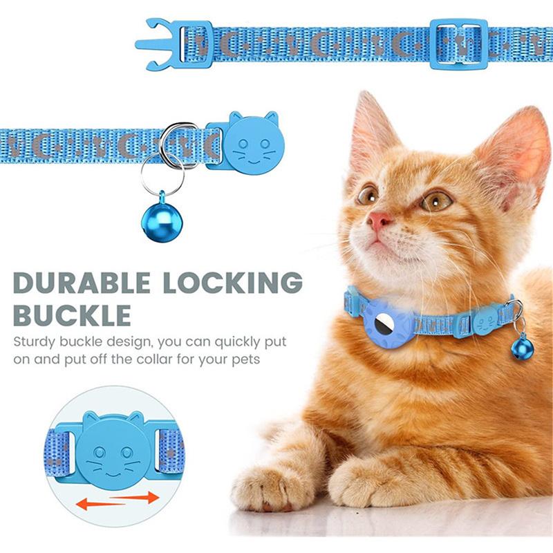 For AirTag Silicone Case Reflective Pet Collar GPS Tracker Protective Cover with Bell Purple
For AirTag Silicone Case Reflective Pet Collar GPS Tracker Protective Cover with Bell Purple