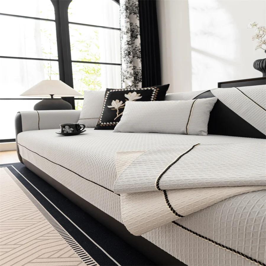 Four Seasons Universal Chenille Living Room Fabric Нескользящий кожаный чехол для дивана с полным покрытием Однотонная водонепроницаемая диванная подушка
Four Seasons Universal Chenille Living Room Fabric Нескользящий кожаный чехол для дивана с полным покрытием Однотонная водонепроницаемая диванная подушка