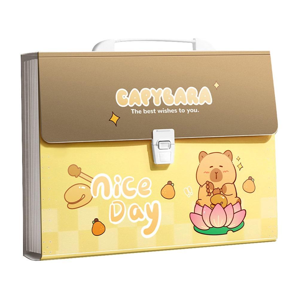 13 Layer Capibara Document Folder Test Paper Storage Bag for Students and Office Workers B
13 Layer Capibara Document Folder Test Paper Storage Bag for Students and Office Workers B
