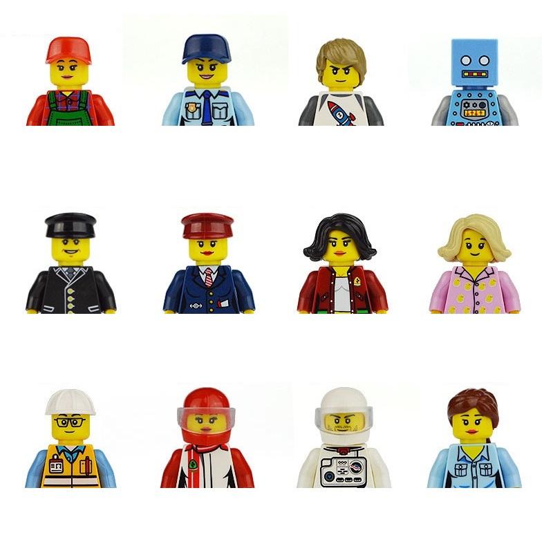 City Series Astronaut Racing Driver Farmer Police Engineer Mini Action Figures Building Blocks Kit Bricks Model Toys
City Series Astronaut Racing Driver Farmer Police Engineer Mini Action Figures Building Blocks Kit Bricks Model Toys