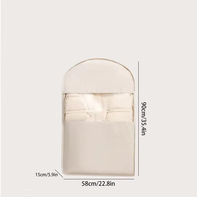 1pc Down Jacket Compressed Dust Cover Clothes Compression Hanging Bag Household Visible Clothes Storage Bag Wardrobe Organizer
1pc Down Jacket Compressed Dust Cover Clothes Compression Hanging Bag Household Visible Clothes Storage Bag Wardrobe Organizer