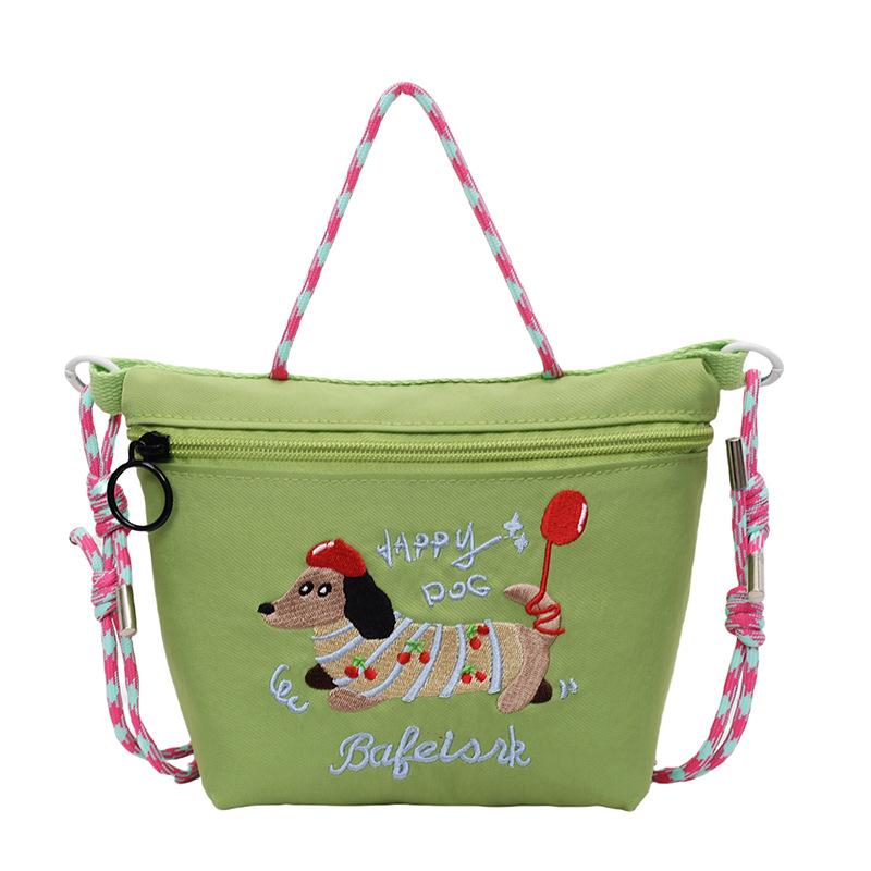 Heavy Industry Embroidery Dog Portable Nylon Cloth Bag Women s Casual Going Out Commuter Bag Versatile Shoulder Bag зелений
Heavy Industry Embroidery Dog Portable Nylon Cloth Bag Women s Casual Going Out Commuter Bag Versatile Shoulder Bag зелений