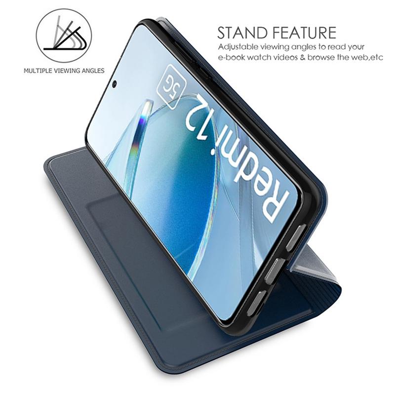 For Xiaomi Redmi 12 5G (Global)/Poco M6 Pro 5G Card Slot Phone Cover Shockproof PU Leather Stand Phone Case Blue
For Xiaomi Redmi 12 5G (Global)/Poco M6 Pro 5G Card Slot Phone Cover Shockproof PU Leather Stand Phone Case Blue