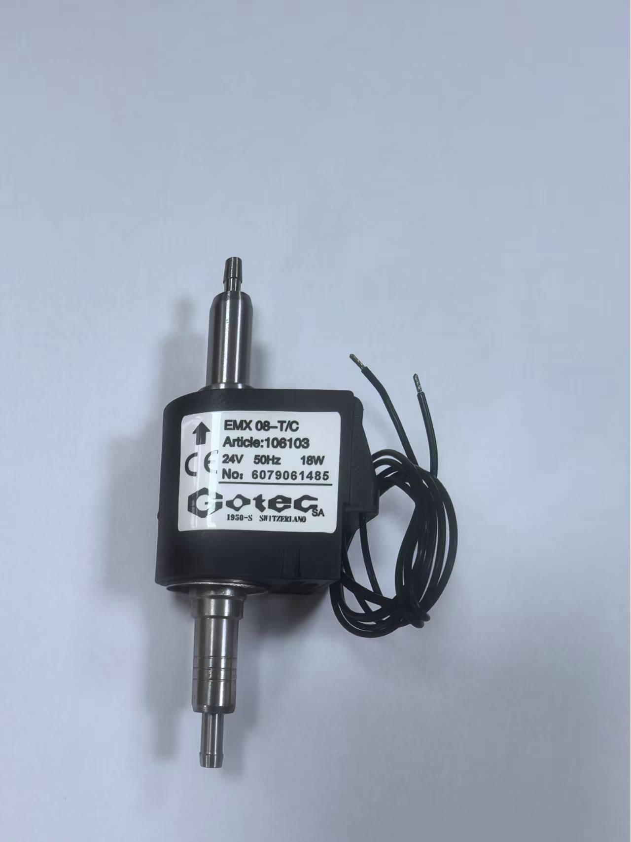 New Solenoid Electronic Alcohol Pump EMX08-T/C 106103, 24V 50Hz 18W
New Solenoid Electronic Alcohol Pump EMX08-T/C 106103, 24V 50Hz 18W