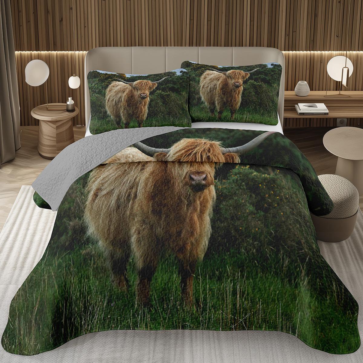 Comforter Highland Cow King Size Bull Cattle Quilted Funny Farmhouse Wildlife Animal Set For Kids Boys Girls Bedroom Comforter (quilt)-EU Single(135*200cm)3pcs
Comforter Highland Cow King Size Bull Cattle Quilted Funny Farmhouse Wildlife Animal Set For Kids Boys Girls Bedroom Comforter (quilt)-EU Single(135*200cm)3pcs