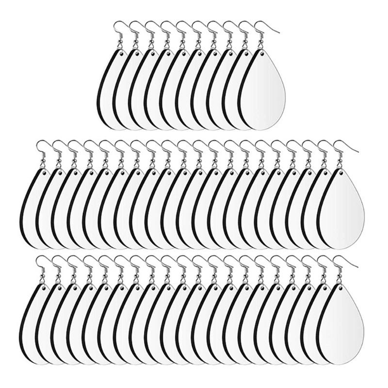 50Pcs Sublimation Earring Blank Heat Transfer Wire Hooks Earrings Unfinished Wood Teardrop Pendants DIY Jewelry Crafts 1
50Pcs Sublimation Earring Blank Heat Transfer Wire Hooks Earrings Unfinished Wood Teardrop Pendants DIY Jewelry Crafts 1