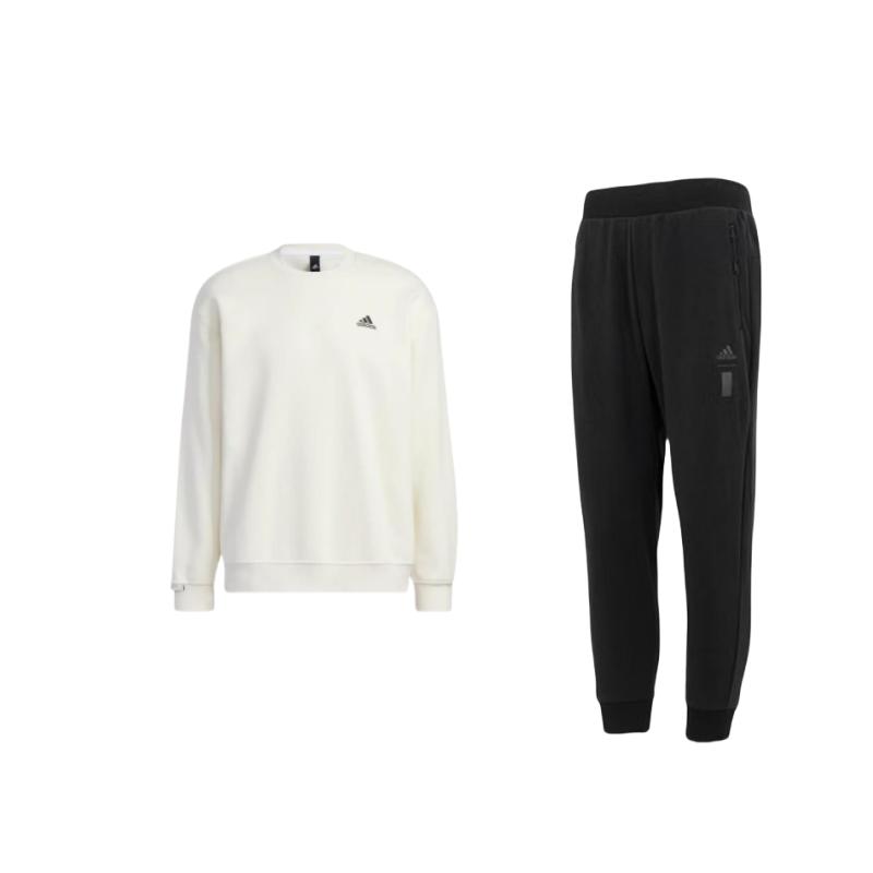 Adidas Solid Color Logo Print Round Neck Fleece Pullover Long Sleeve Cuffed Mid Waist Pants Casual Sports Suit Men suit IA8187+IB2713 S
Adidas Solid Color Logo Print Round Neck Fleece Pullover Long Sleeve Cuffed Mid Waist Pants Casual Sports Suit Men suit IA8187+IB2713 S