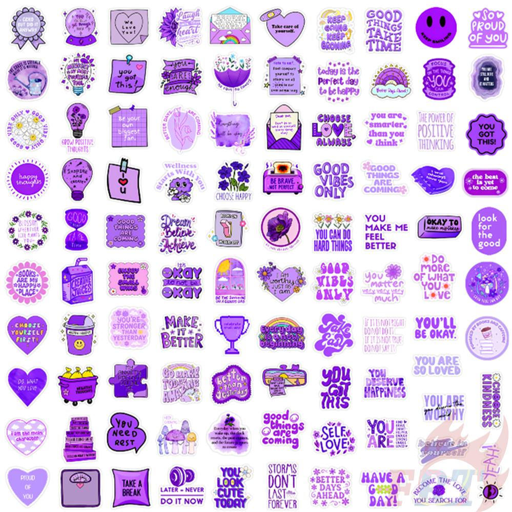 130Pcs/Set Purple Healing Phrase Mini Diary Manual Stickers DIY Scrapbooks Album Decor Decals Stickers
130Pcs/Set Purple Healing Phrase Mini Diary Manual Stickers DIY Scrapbooks Album Decor Decals Stickers
