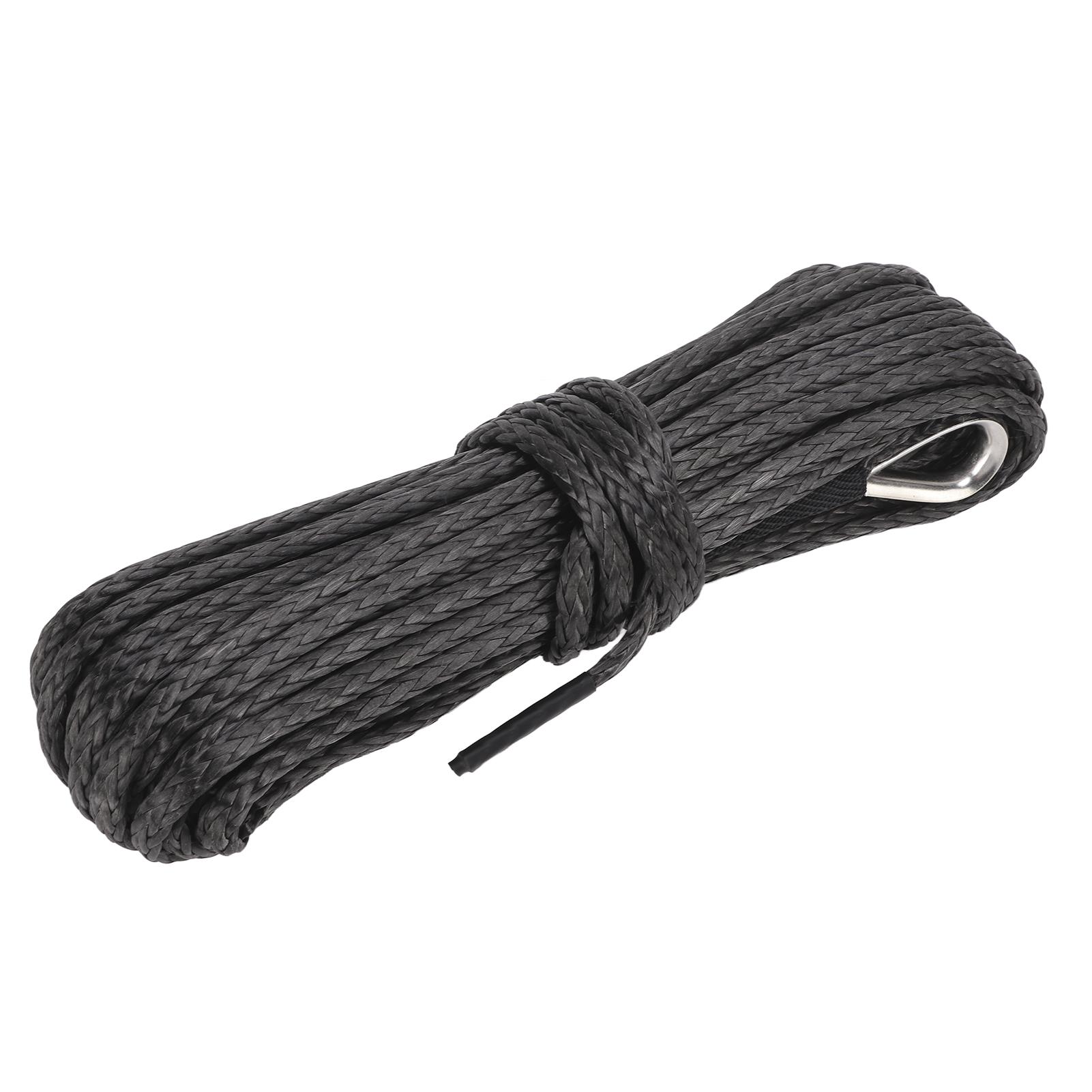 Trailer Winch Rope 15m50ft Nylon Black Wear Resistant Replacement for SUV Truck ATV UTV
Trailer Winch Rope 15m50ft Nylon Black Wear Resistant Replacement for SUV Truck ATV UTV