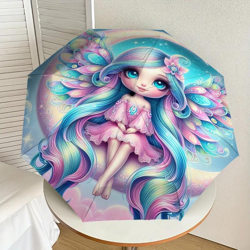 1pc Fantasy Angel with Rainbow Wings Umbrella with Plastic Handle,Suitable for All Seasons Home Travel Outdoor UmbrellaDD101
1pc Fantasy Angel with Rainbow Wings Umbrella with Plastic Handle,Suitable for All Seasons Home Travel Outdoor UmbrellaDD101