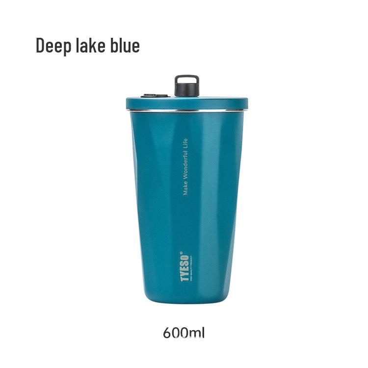 Taishuo Rhombus Stainless Steel Travel Coffee Cup - Insulated, Large Capacity, Car-Friendly, Couple Design 600ML
Taishuo Rhombus Stainless Steel Travel Coffee Cup - Insulated, Large Capacity, Car-Friendly, Couple Design 600ML