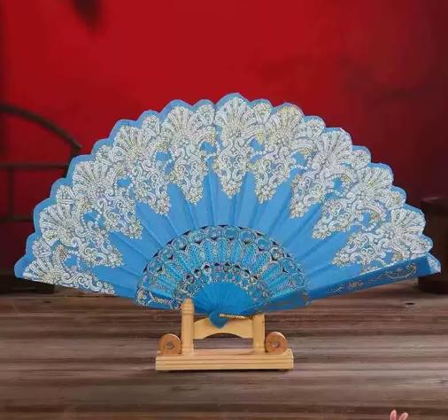 Dance tassel plastic folding fan, cheongsam photo fan, fabric folding fan one size
Dance tassel plastic folding fan, cheongsam photo fan, fabric folding fan one size