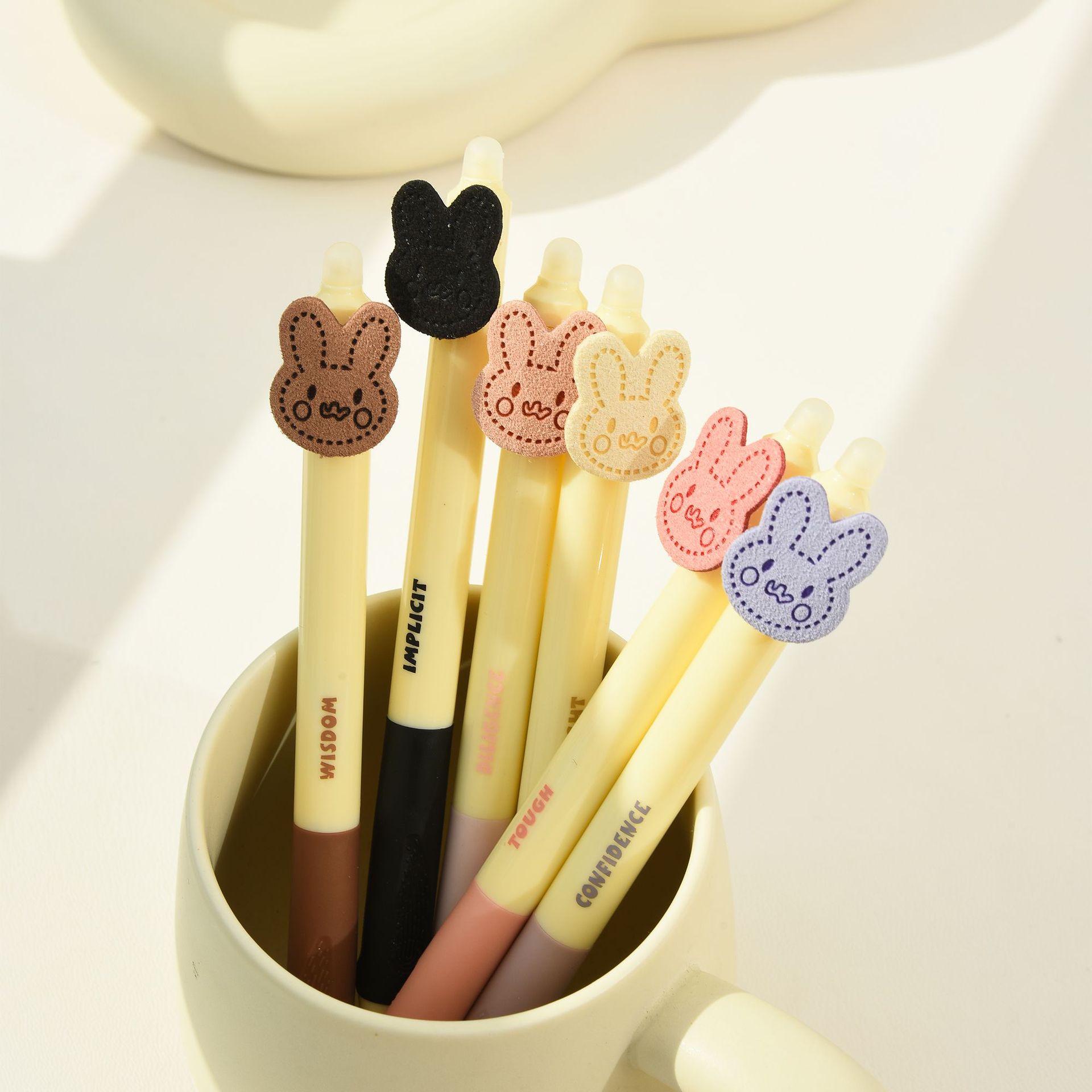 Chenxi Erasable Pen with Cute Rabbit Stickers - Easy Erase, Water-based. 0.5mm
Chenxi Erasable Pen with Cute Rabbit Stickers - Easy Erase, Water-based. 0.5mm