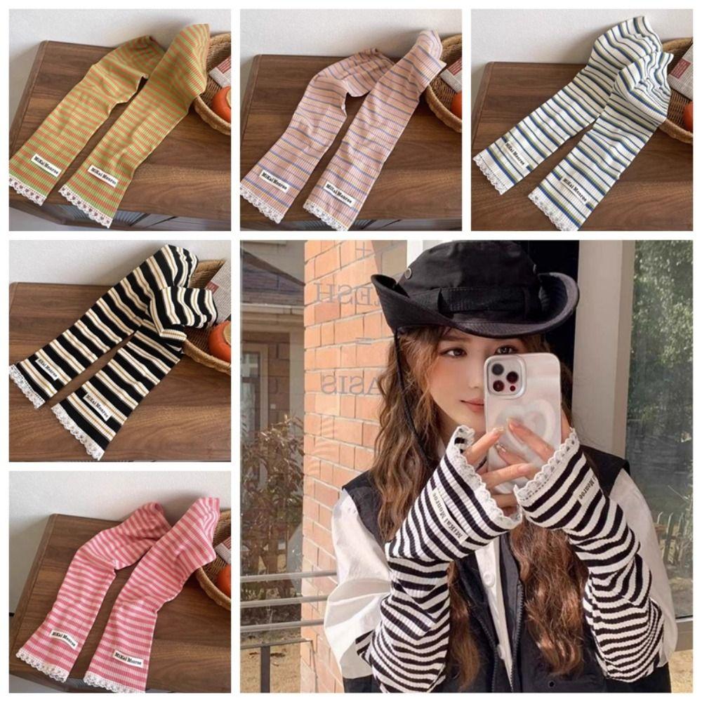 Stripe Ice Silk Arm Sleeves Sun Protection Summer Sunscreen Sleeves UV Solar Arm Sleeves Outdoor синий/розовый
Stripe Ice Silk Arm Sleeves Sun Protection Summer Sunscreen Sleeves UV Solar Arm Sleeves Outdoor синий/розовый