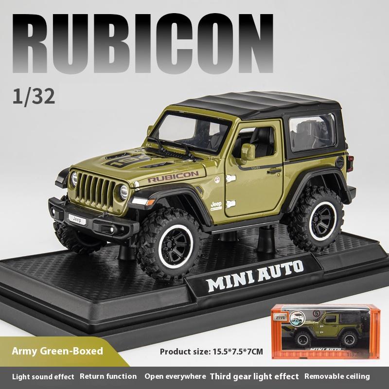 1:32 Wrangler Rubicon Alloy Car Model, Open Door Children s Toys, Off-road Vehicle Model Ornaments for Boys Gifts
1:32 Wrangler Rubicon Alloy Car Model, Open Door Children s Toys, Off-road Vehicle Model Ornaments for Boys Gifts