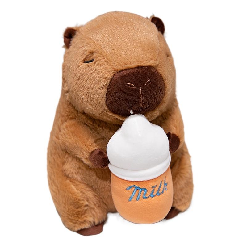 Cartoon Simulation Anime Milk Drinking Kapibala Water Guinea Pig Stuffed Animal Plush Toys Lovely Dolphin Dolls Festival Gifts 25cm коричневый
Cartoon Simulation Anime Milk Drinking Kapibala Water Guinea Pig Stuffed Animal Plush Toys Lovely Dolphin Dolls Festival Gifts 25cm коричневый