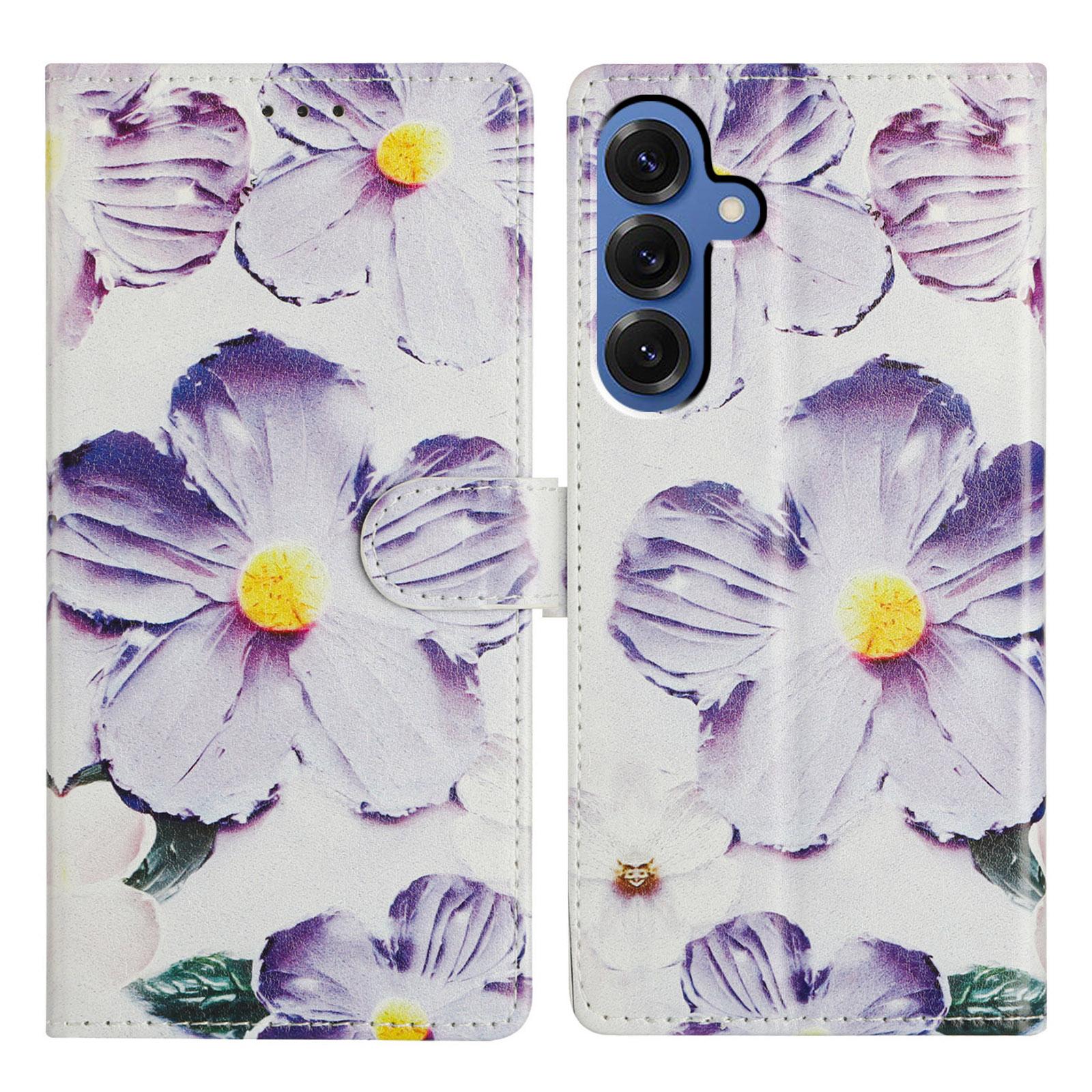 For Samsung Galaxy S25 FE Case Pattern Printing Wallet Stand Flip Leather Phone Cover with Strap Purple Flower
For Samsung Galaxy S25 FE Case Pattern Printing Wallet Stand Flip Leather Phone Cover with Strap Purple Flower