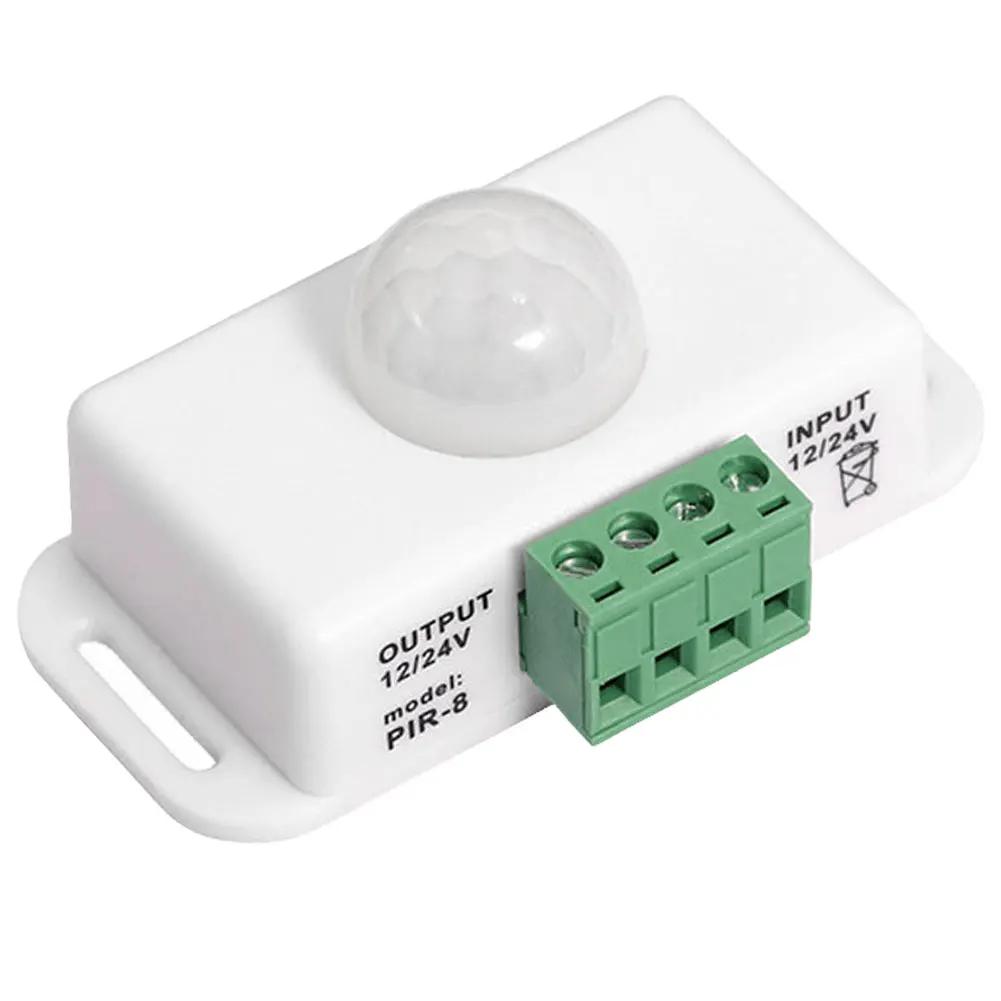 DC 12V 24V 6A Movement Detector ON OFF Automatic Adjust Infrared PIR Motion Sensor Detector Switch for LED Strip Light Lamp білий
DC 12V 24V 6A Movement Detector ON OFF Automatic Adjust Infrared PIR Motion Sensor Detector Switch for LED Strip Light Lamp білий