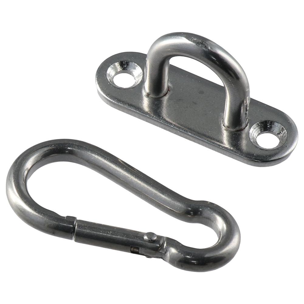 1/5Set Ring Garage Heavy Duty Pad Mount Pad Eye Plate Stainless Steel U Hooks Snap Hook 1set
1/5Set Ring Garage Heavy Duty Pad Mount Pad Eye Plate Stainless Steel U Hooks Snap Hook 1set