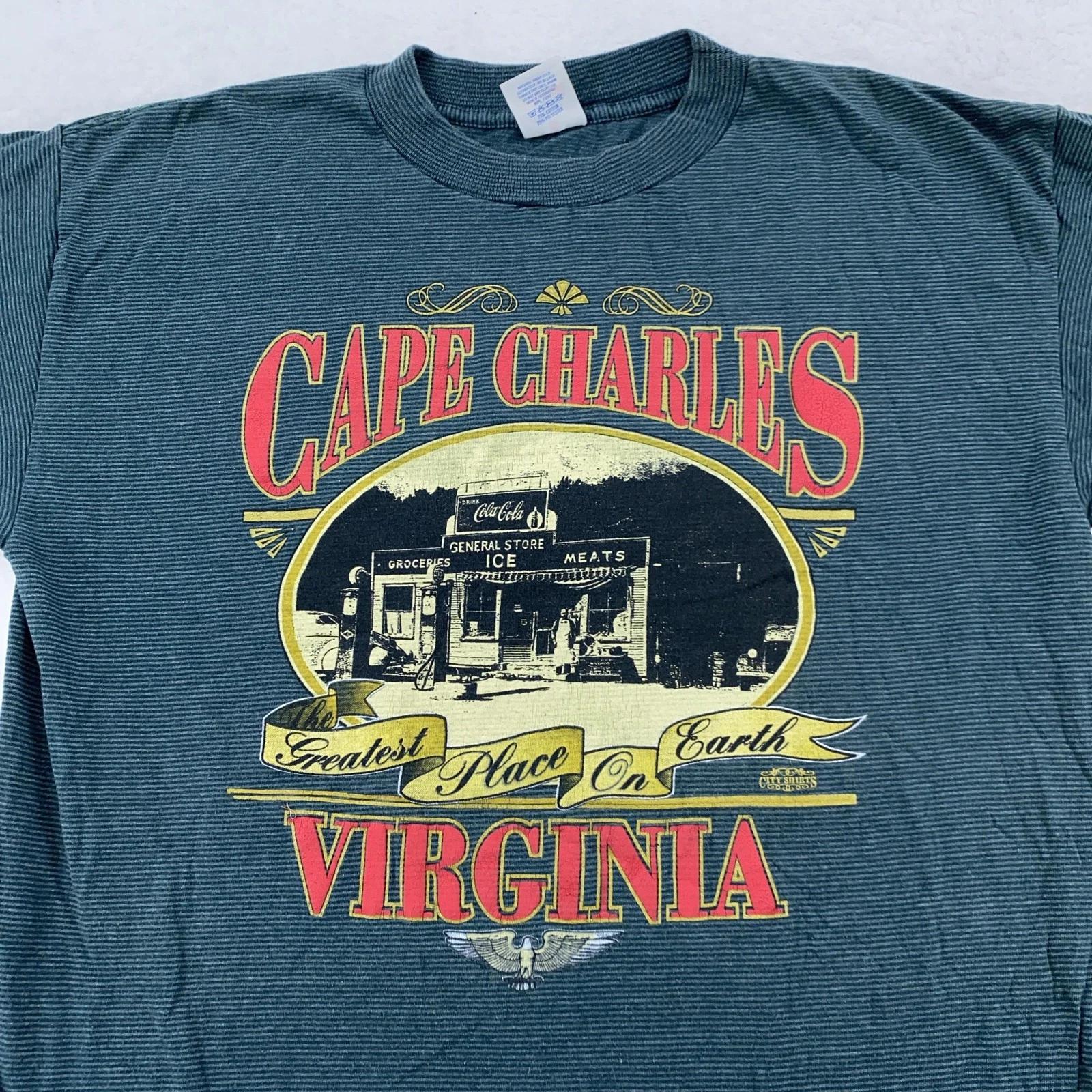 Vintage Cape Charles Virginia General Store Shirt Mens Large Graphic 90s USA XL
Vintage Cape Charles Virginia General Store Shirt Mens Large Graphic 90s USA XL