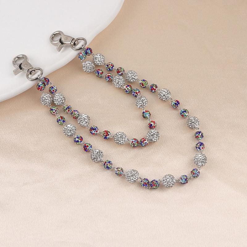1pc Disco Ball Rhinestone Wallet Chain Hip Hop Fashion Jewelry Pendant Cluster Pants Jean Pocket Belt Chain for Men Gifts
1pc Disco Ball Rhinestone Wallet Chain Hip Hop Fashion Jewelry Pendant Cluster Pants Jean Pocket Belt Chain for Men Gifts