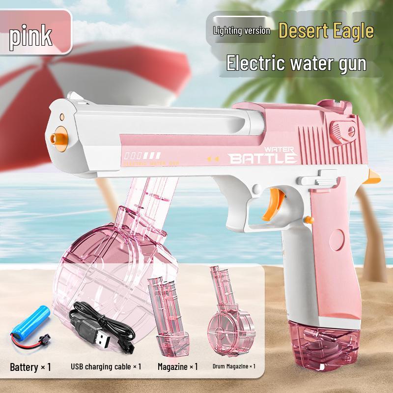 Электрический 1911 Desert Eagle Glock Водяной пистолет – Полностью автоматический, Большая емкость, Детская игрушка
Электрический 1911 Desert Eagle Glock Водяной пистолет – Полностью автоматический, Большая емкость, Детская игрушка