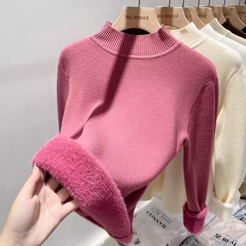 Модный повседневный женский пуловер, свитер на осень и зиму, однотонный, теплый, с высоким воротом, на бархатной основе, женские свитера с длинным рукавом, флис, плюш, трикотаж 25204 One Size темно-красного
Модный повседневный женский пуловер, свитер на осень и зиму, однотонный, теплый, с высоким воротом, на бархатной основе, женские свитера с длинным рукавом, флис, плюш, трикотаж 25204 One Size темно-красного