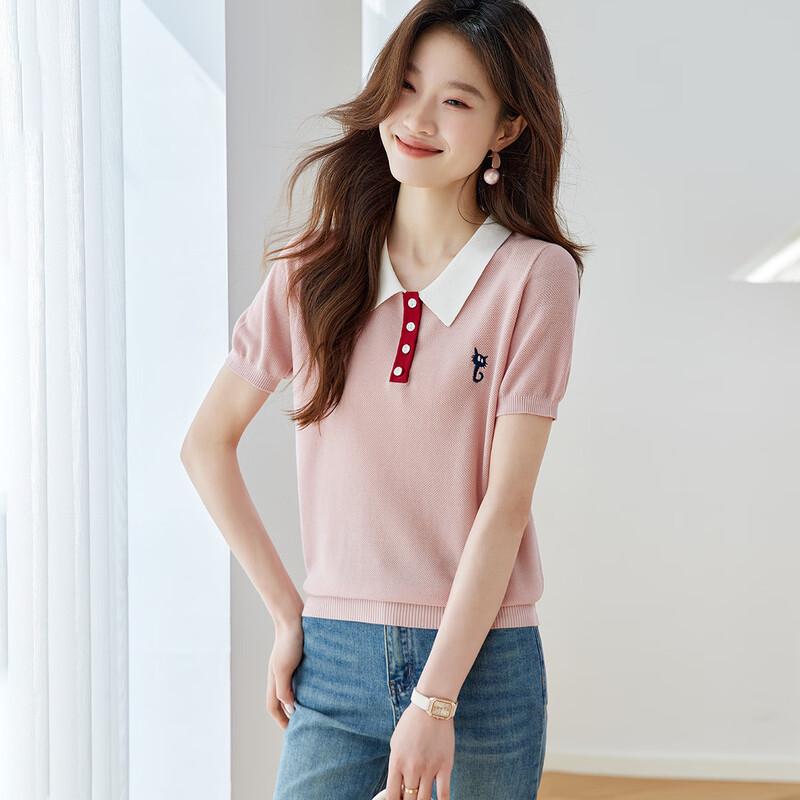 Женская футболка-поло с вышивкой из смесового шелка Srcr L
Женская футболка-поло с вышивкой из смесового шелка Srcr L