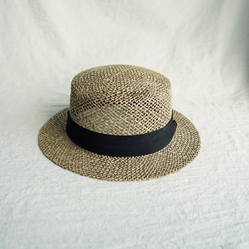 Foreign Trade Japanese, European And American French Natural Seaweed Flat Top Top Top Hat Men S And Women S Beach Sunshade Vacation Panama Sun Hat M(56-58cm)
Foreign Trade Japanese, European And American French Natural Seaweed Flat Top Top Top Hat Men S And Women S Beach Sunshade Vacation Panama Sun Hat M(56-58cm)
