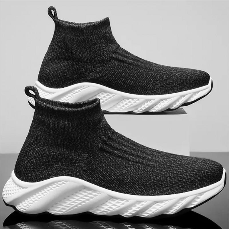 Men s Breathable Fly Woven Mesh Shoes Lightweight Running Soft Soled Sports Casual Black Socks One Foot 45 Standard Sports Code
Men s Breathable Fly Woven Mesh Shoes Lightweight Running Soft Soled Sports Casual Black Socks One Foot 45 Standard Sports Code