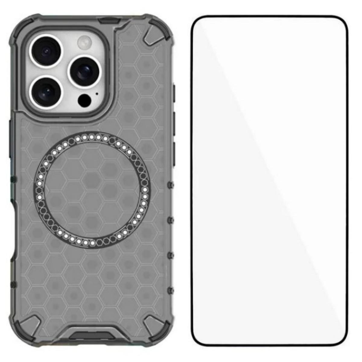 Для iPhone 16 Pro Чохол для телефону Сумісний з MagSafe WANLONFENG Серія FC із Загартованим Склом (Великий отвір для об єктива) Black
Для iPhone 16 Pro Чохол для телефону Сумісний з MagSafe WANLONFENG Серія FC із Загартованим Склом (Великий отвір для об єктива) Black