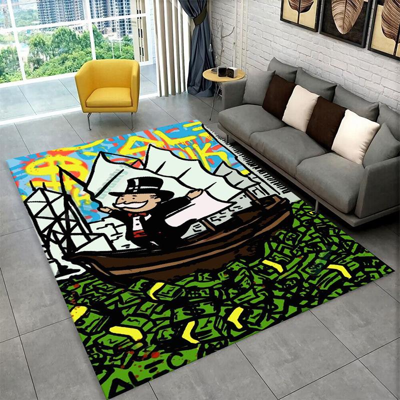 Monopoly Dollar Rich Game Cartoon Carpet Rug for Bedroom Living Room Sofa Playroom Doormat Home Decor,Kid play Area Rug Non-slip 40x60cm
Monopoly Dollar Rich Game Cartoon Carpet Rug for Bedroom Living Room Sofa Playroom Doormat Home Decor,Kid play Area Rug Non-slip 40x60cm