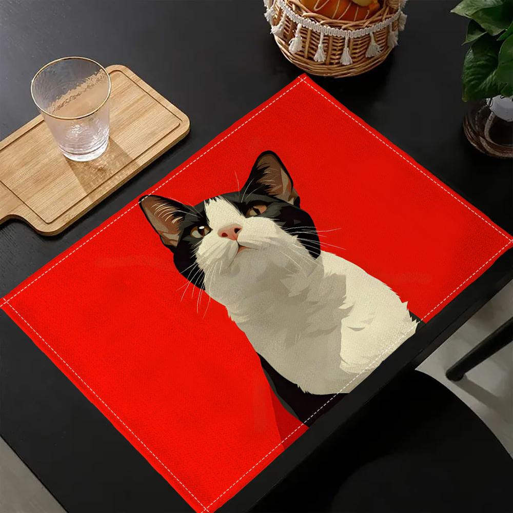 Cat and Fox Placemat 30X45cm Coasters Pads Bowl Cup Mat 6.17 30x45cm-4PC
Cat and Fox Placemat 30X45cm Coasters Pads Bowl Cup Mat 6.17 30x45cm-4PC