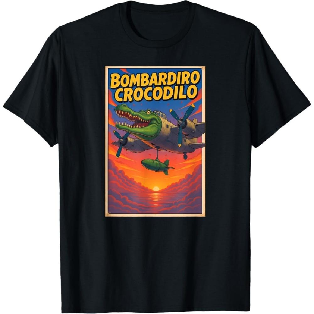 Bombardiro Crocodilo Brainrot Poster Brainrot T-Shirt XXXXXL чорний
Bombardiro Crocodilo Brainrot Poster Brainrot T-Shirt XXXXXL чорний