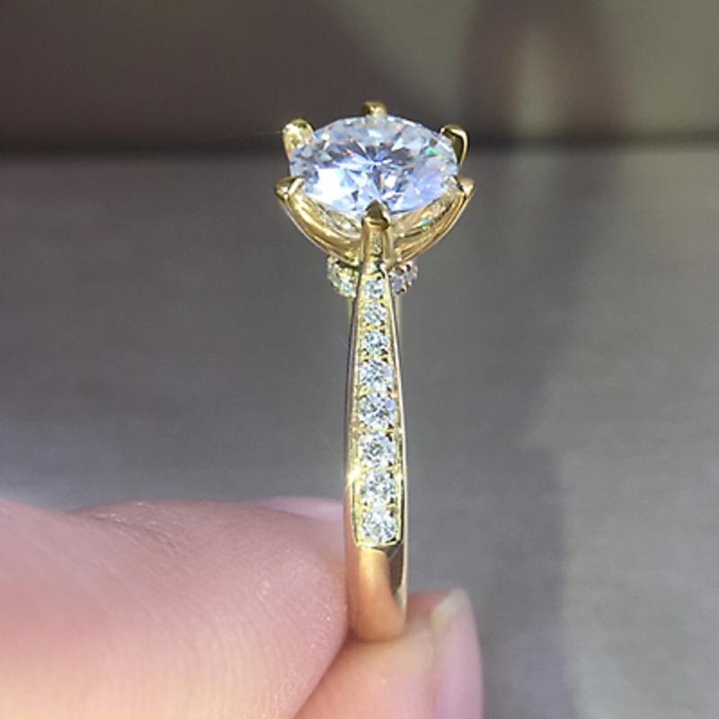 Huitan Simple Elegant Design Cubic Zircon Rings for Women Luxury Gold Color Eternity Wedding Trend Love Zircon Engagement Rings 6
Huitan Simple Elegant Design Cubic Zircon Rings for Women Luxury Gold Color Eternity Wedding Trend Love Zircon Engagement Rings 6