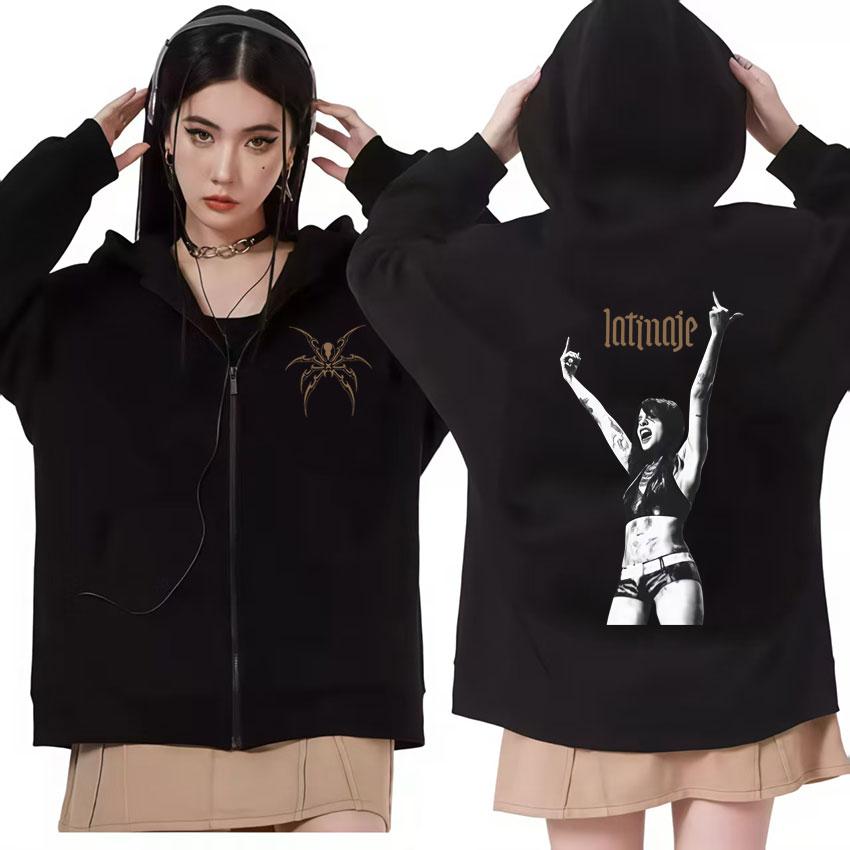 Singer Cazzu Album Cover Zipper Hoodies Men s Womens Fashion Oversized Clothing Tide Style Sweatshirts Long Sleeves Coats Jacket L чорний
Singer Cazzu Album Cover Zipper Hoodies Men s Womens Fashion Oversized Clothing Tide Style Sweatshirts Long Sleeves Coats Jacket L чорний