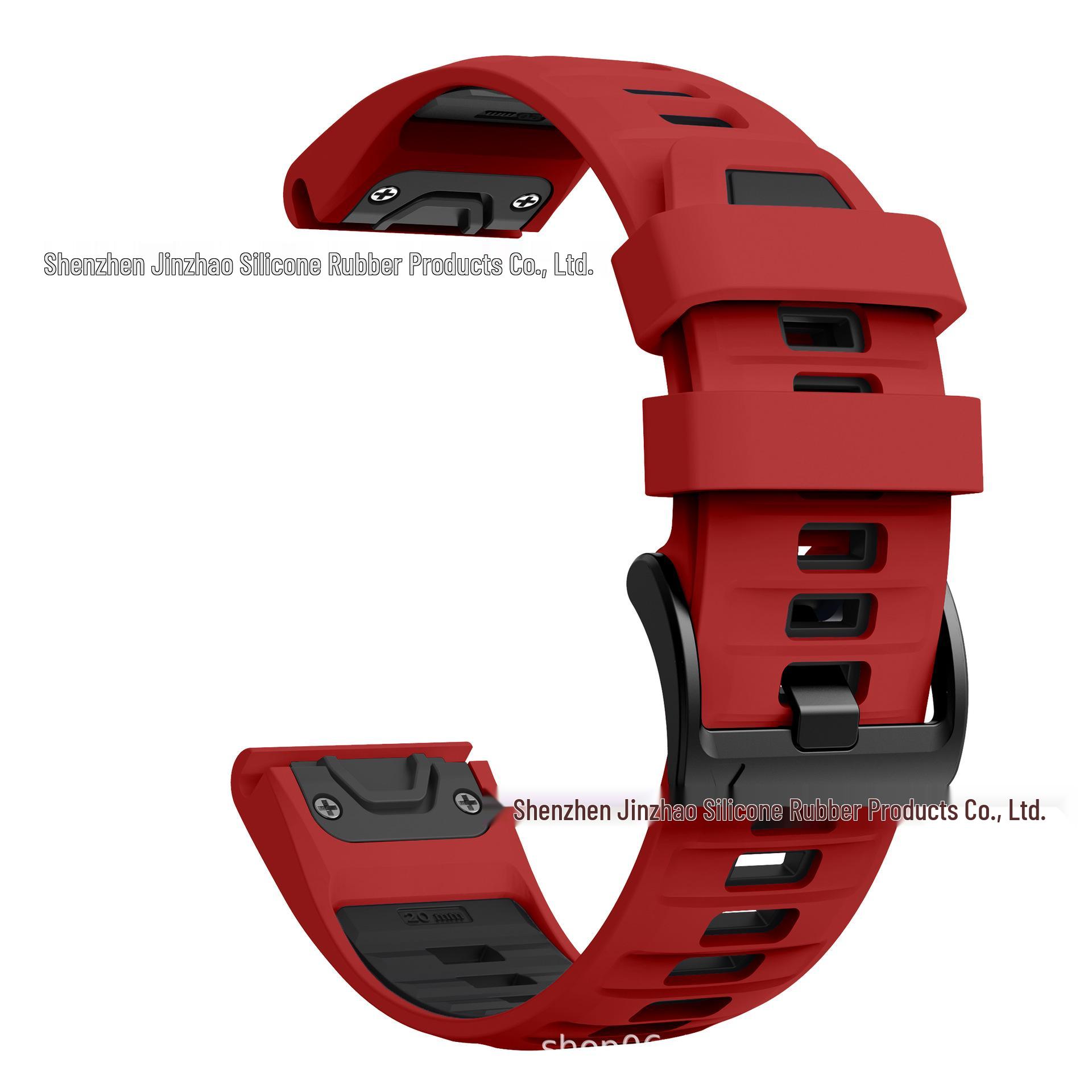 Garmin Fenix 8 Two-Color Silicone Quick-Release Watch Band with Rose Gold Buckle 20mm
Garmin Fenix 8 Two-Color Silicone Quick-Release Watch Band with Rose Gold Buckle 20mm