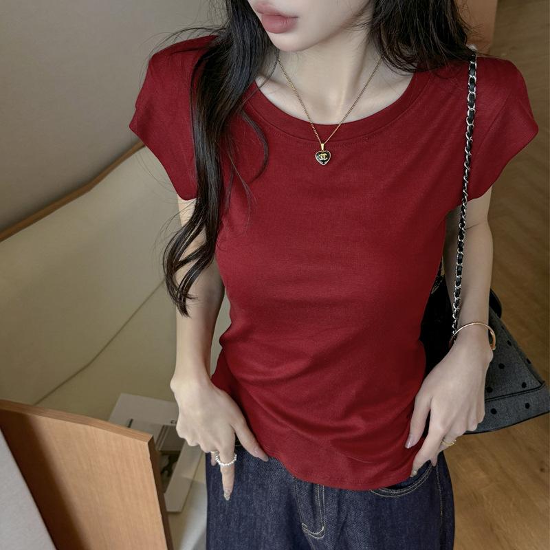 Summer Lyocell Tencel Shoulder Short Sleeve T-Shirt Women s Shoulder Width Slim Skinny High-end Xiaofei Sleeve Top Xl (suitable for weight 65-75kg )
Summer Lyocell Tencel Shoulder Short Sleeve T-Shirt Women s Shoulder Width Slim Skinny High-end Xiaofei Sleeve Top Xl (suitable for weight 65-75kg )