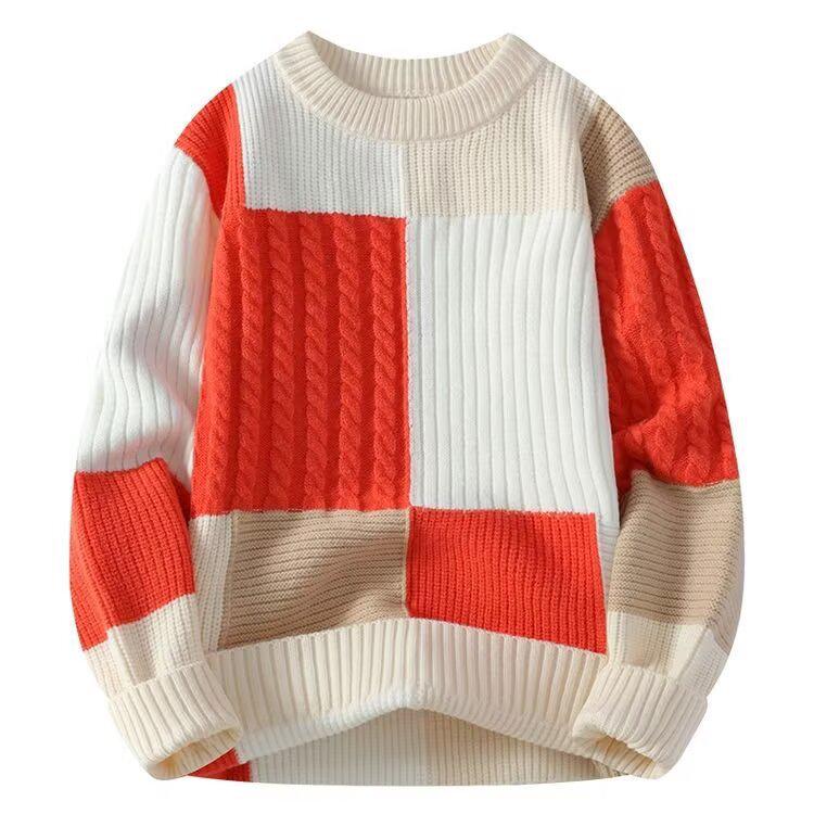 Men s Patchwork Color Block Sweater - Winter Casual Knitwear, Versatile Lazy Style Woolen Design L помаранчевий
Men s Patchwork Color Block Sweater - Winter Casual Knitwear, Versatile Lazy Style Woolen Design L помаранчевий