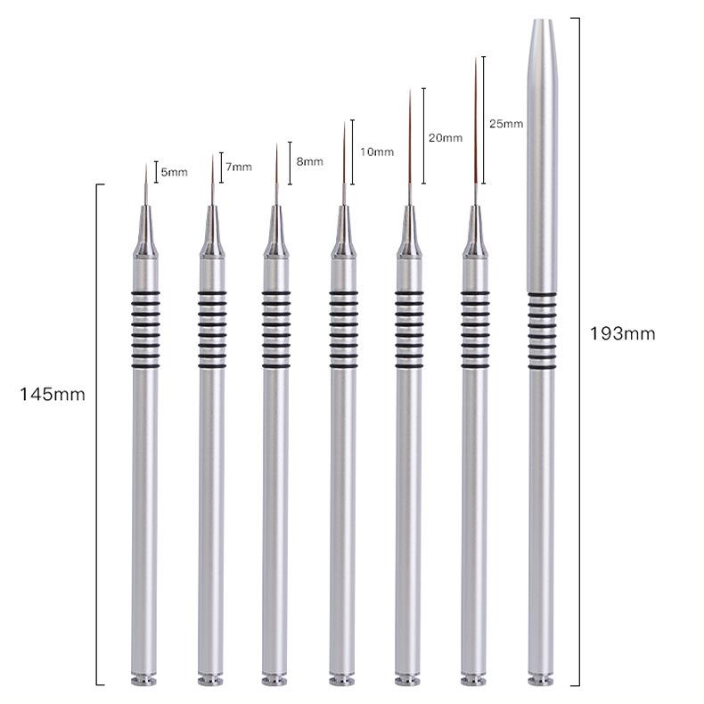 Nail art drawstring pen, extremely fine painting pen, special brush set for painting flowers, hand-painted nail tool brush
Nail art drawstring pen, extremely fine painting pen, special brush set for painting flowers, hand-painted nail tool brush