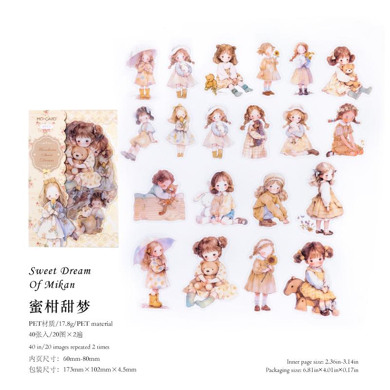 40pcs Doll House Series Cute Girl Material Children s Account Decoration Collage PET Sticker Pack Material DIY Scrapbook
40pcs Doll House Series Cute Girl Material Children s Account Decoration Collage PET Sticker Pack Material DIY Scrapbook