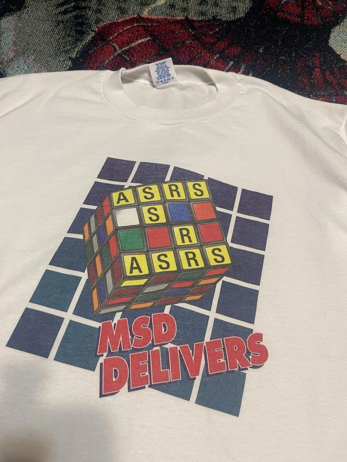 Vintage 90s 4x4 Rubix Cube Shirt Men s Size L Single Stitch MSD Delivers ASRS L
Vintage 90s 4x4 Rubix Cube Shirt Men s Size L Single Stitch MSD Delivers ASRS L