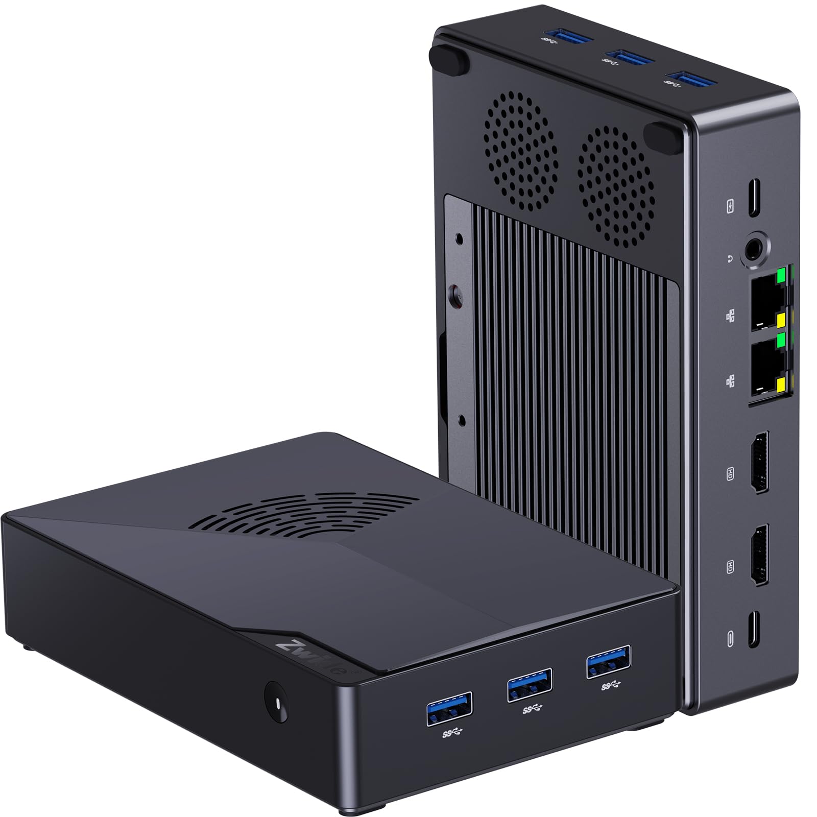 Міні-ПК Zwide MP24 з Intel Lake N150, NAS, LPDDR5, 16 ГБ SSD, 1 ТБ, 4K, підтримка трьох екранів, WIFI6, подвійна локальна мережа, тихе охолодження, 11 Pro 150 Alder-N
Міні-ПК Zwide MP24 з Intel Lake N150, NAS, LPDDR5, 16 ГБ SSD, 1 ТБ, 4K, підтримка трьох екранів, WIFI6, подвійна локальна мережа, тихе охолодження, 11 Pro 150 Alder-N