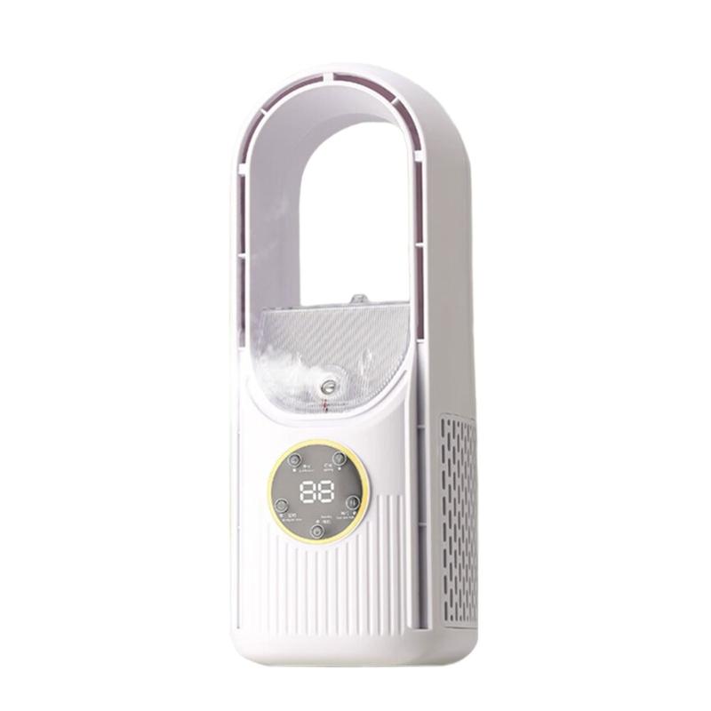 Portable Air Cooling Fan 6 Speed Quiet Misting Fan with 6H Timer LED USB Cooling Fan for Bedroom Office Desk Outdoor белый
Portable Air Cooling Fan 6 Speed Quiet Misting Fan with 6H Timer LED USB Cooling Fan for Bedroom Office Desk Outdoor белый