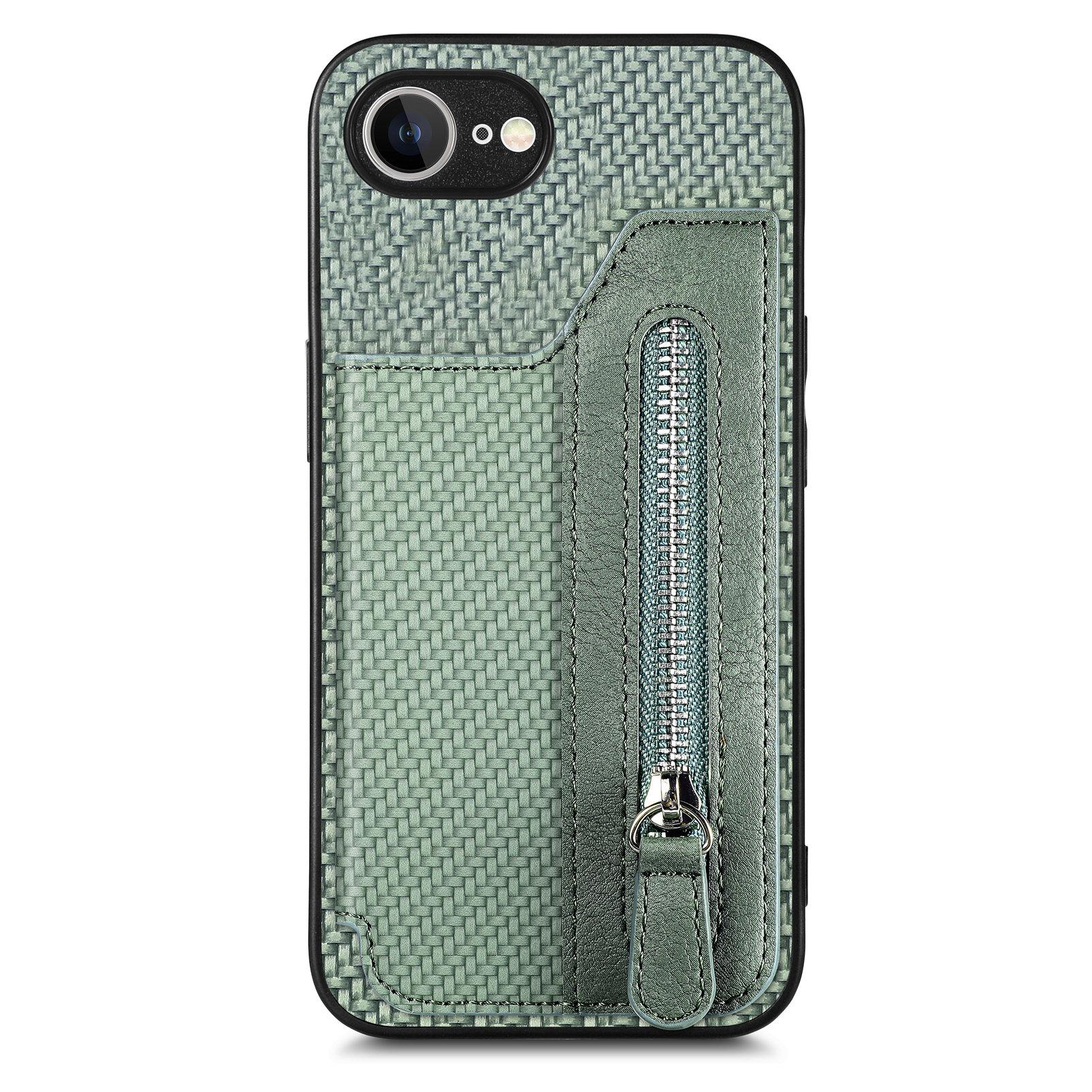 For iPhone 16e Case Leather+PC+TPU Zipper Wallet Phone Cover Green
For iPhone 16e Case Leather+PC+TPU Zipper Wallet Phone Cover Green