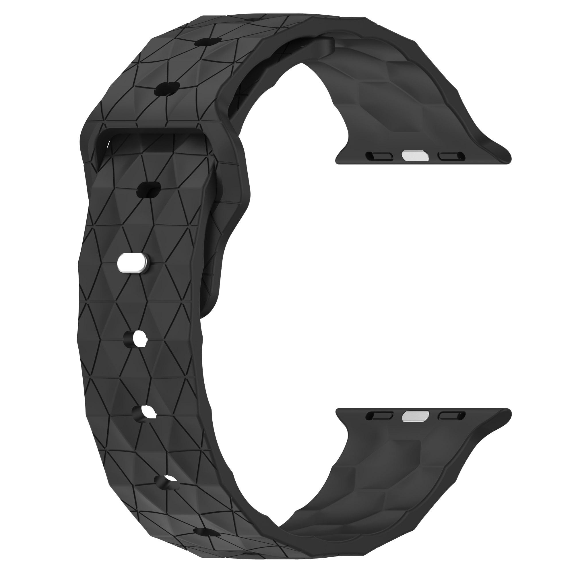 For Apple Watch Series 10 46mm/Ultra 2 Ultra 49mm/Series 9 8 7 45mm/6 5 4 SE (2023) SE (2022) SE 44mm/3 2 1 42mm Band Football Pattern Watch Strap Black
For Apple Watch Series 10 46mm/Ultra 2 Ultra 49mm/Series 9 8 7 45mm/6 5 4 SE (2023) SE (2022) SE 44mm/3 2 1 42mm Band Football Pattern Watch Strap Black