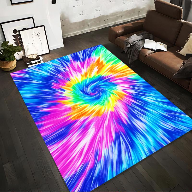 Colorful Spiral Tie-Dye Pattern Rug for Living Room Home Decoration Suitable for use as an anti-slip for living room bedroom sofas 40x60cm( 15x23in )
Colorful Spiral Tie-Dye Pattern Rug for Living Room Home Decoration Suitable for use as an anti-slip for living room bedroom sofas 40x60cm( 15x23in )
