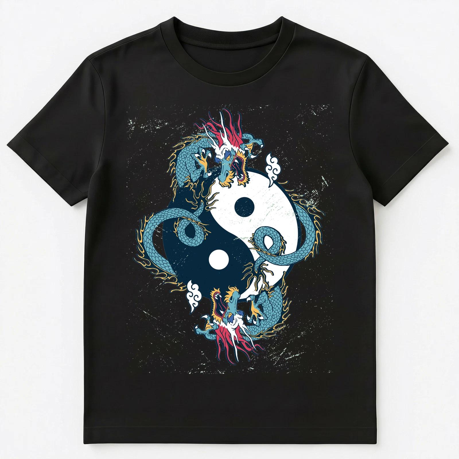 Distressed Yin And Yang Dragon Unisex T-Shirt L
Distressed Yin And Yang Dragon Unisex T-Shirt L
