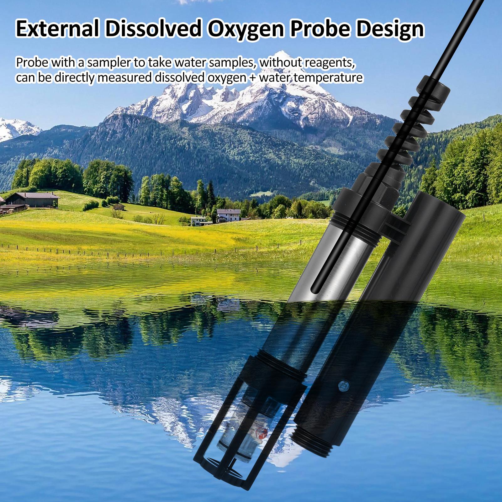 6 in 1Digital Dissolved Oxygen Meter 0.0-30.0 Mg/L Waterproof ATC DO Tester Water Quality Oxygen Detector with DO Probe серебряный
6 in 1Digital Dissolved Oxygen Meter 0.0-30.0 Mg/L Waterproof ATC DO Tester Water Quality Oxygen Detector with DO Probe серебряный