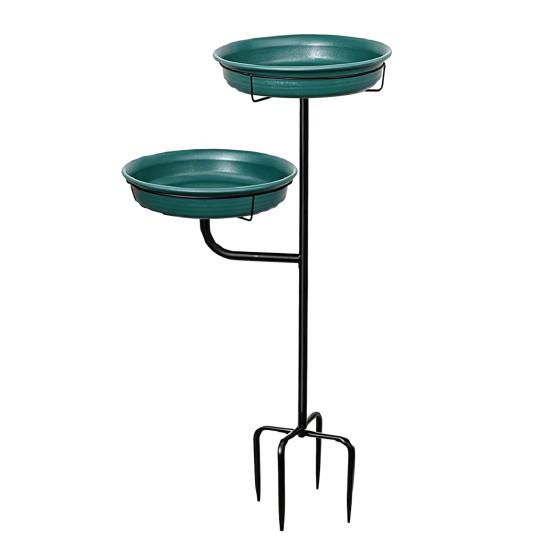 Bird Feeder And Bath Bird Feeder with Four-Prong Stake Outdoor Bird Bath with Removable 2 Bowls for Bathing Feeding Garden Yard Lawn
Bird Feeder And Bath Bird Feeder with Four-Prong Stake Outdoor Bird Bath with Removable 2 Bowls for Bathing Feeding Garden Yard Lawn